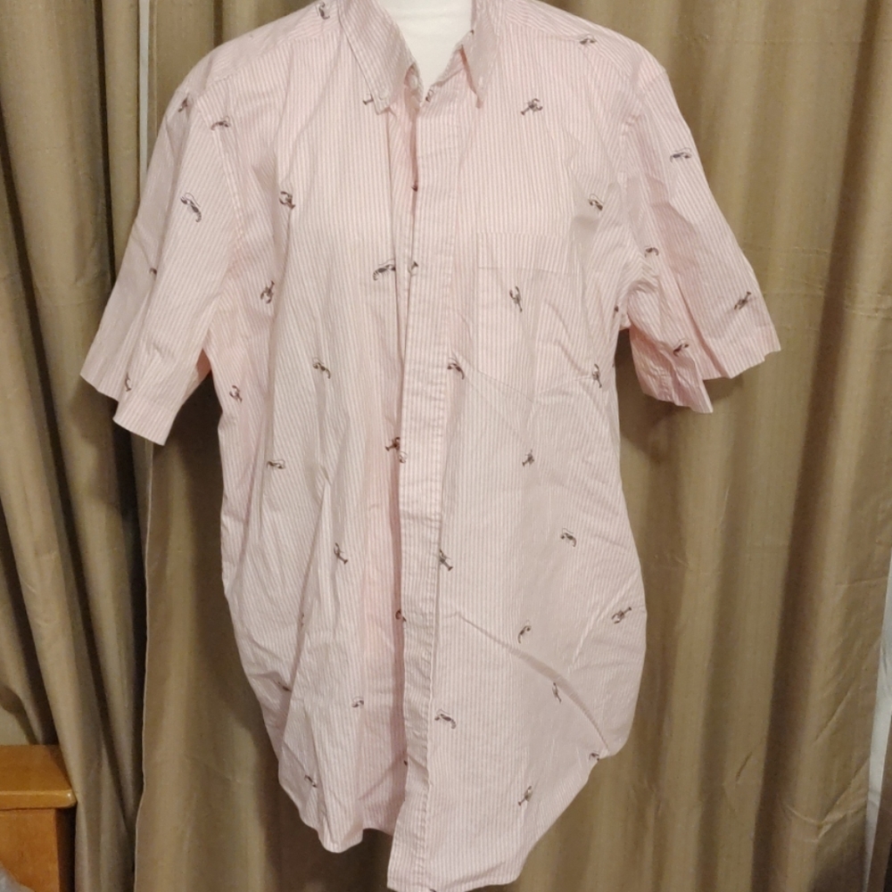 Pink Lobster Men's buttonup